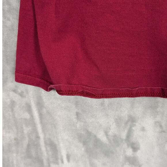 Razorbacks Shirt Mens Large Red Woo Pig Sooie Hogs Arkansas Football Basketball - Picture 3 of 7